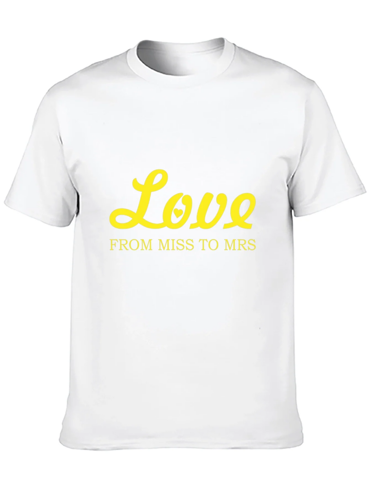 Love From Miss to Mrs Black T-Shirt product image 9