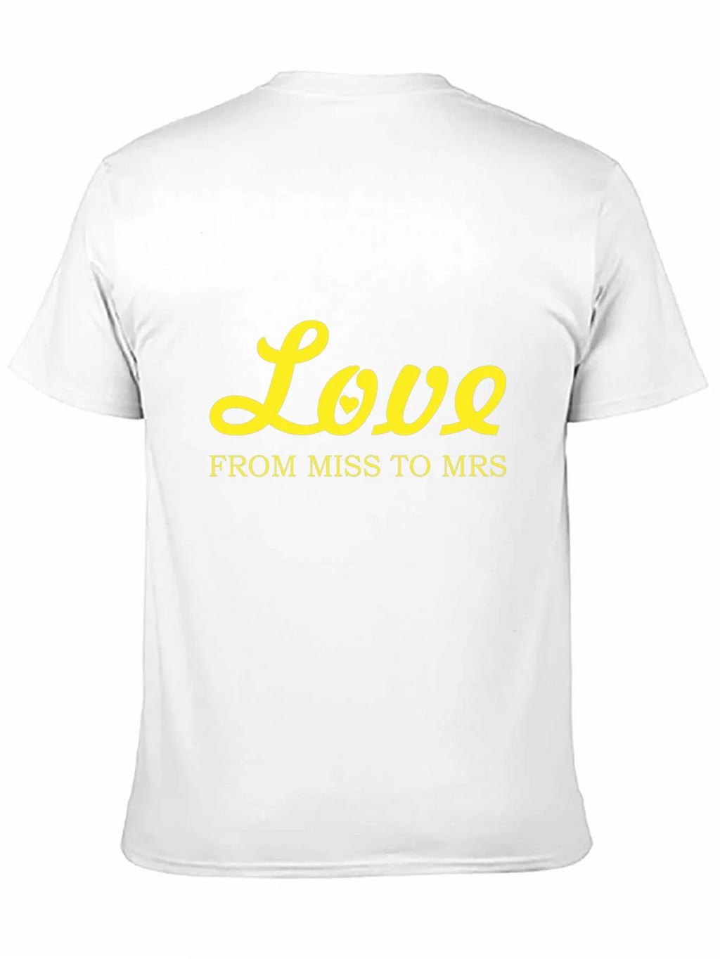 Love From Miss to Mrs Black T-Shirt product image 10
