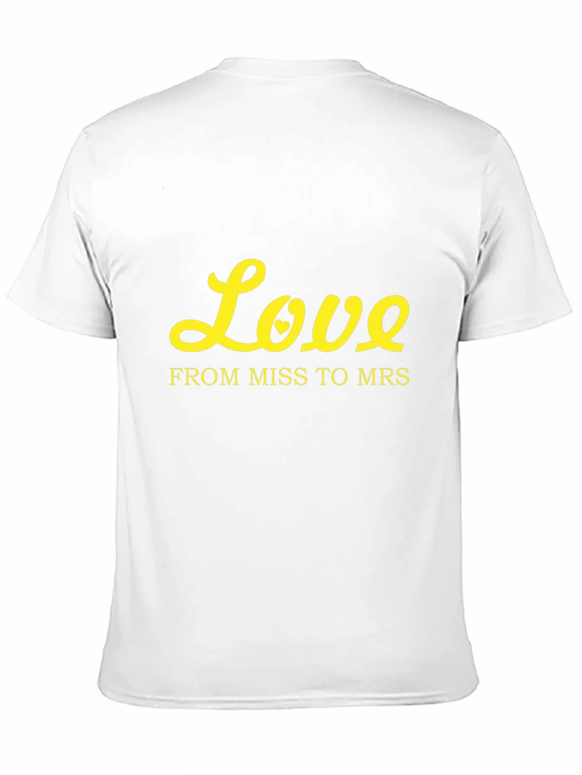 Love From Miss to Mrs Black T-Shirt product image 10