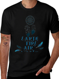 Elemental T-Shirt - Earth Fire Air Design product image 1