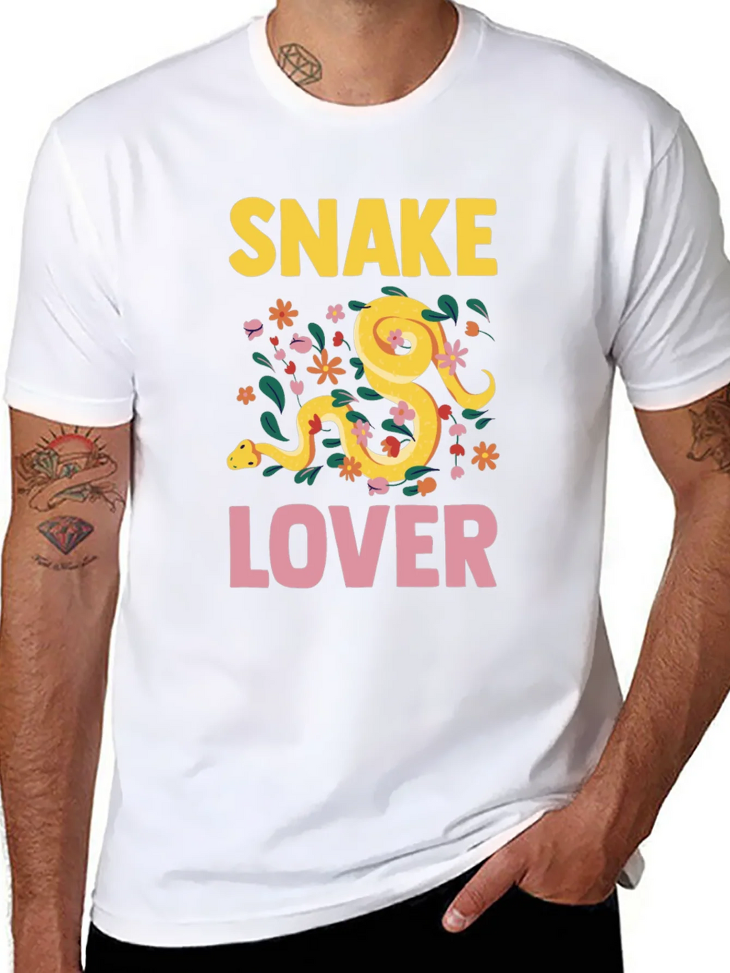 Snake Lover Graphic T-Shirt - Novelty Tee product image 7