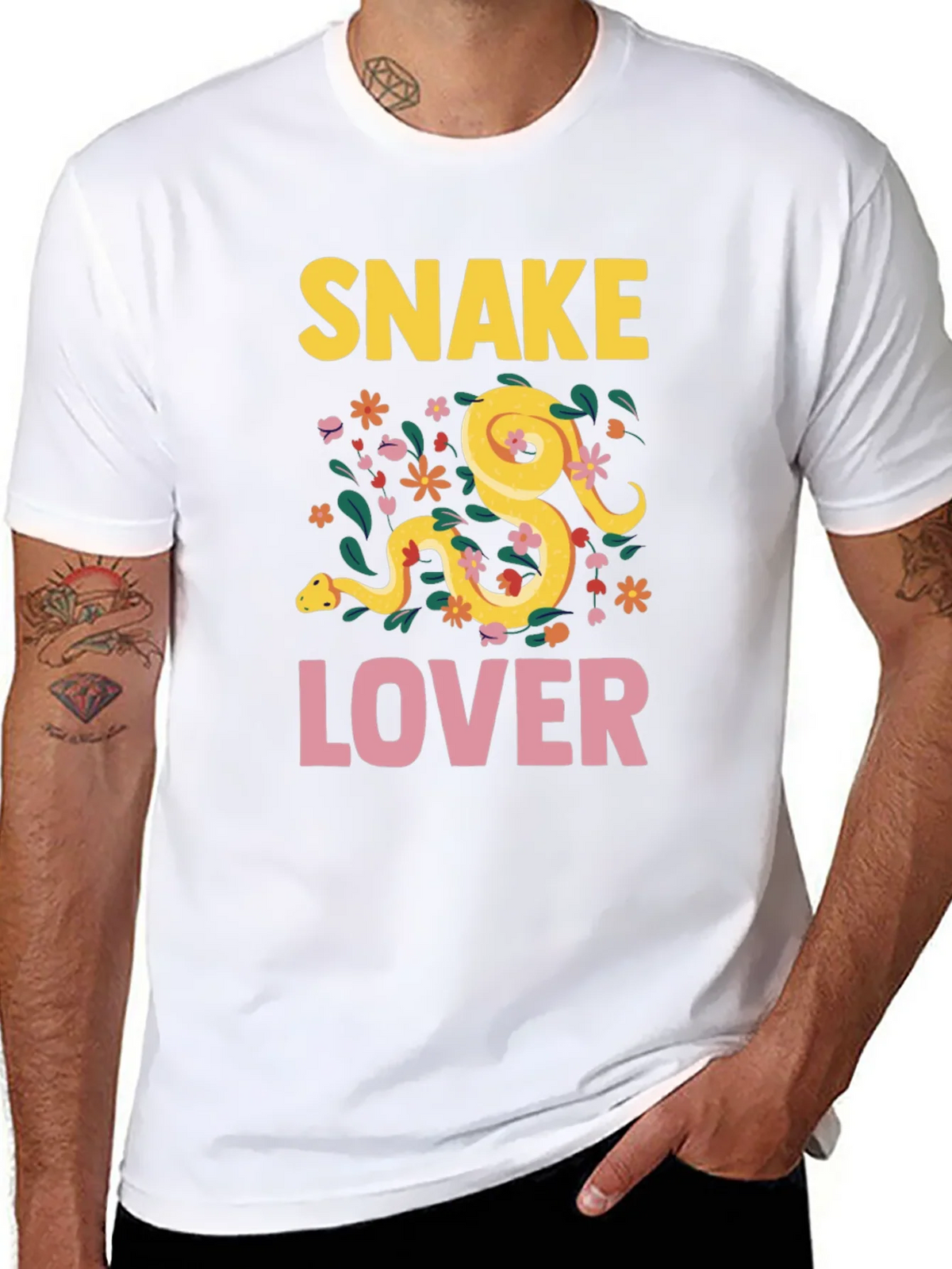 Snake Lover Graphic T-Shirt - Novelty Tee product image 7