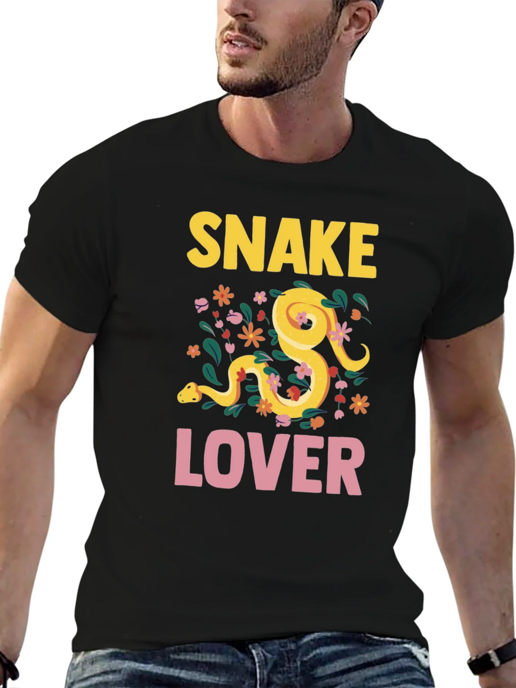 Snake Lover Graphic T-Shirt - Novelty Tee product image 6