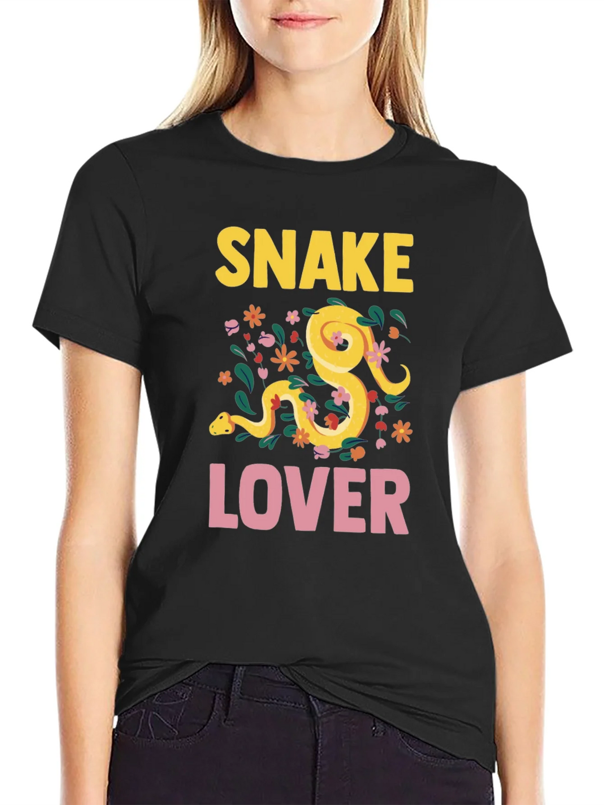 Snake Lover Graphic T-Shirt - Novelty Tee product image 2