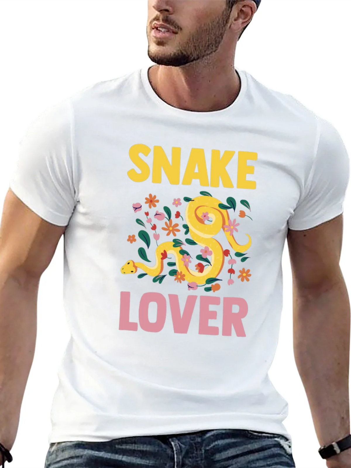 Snake Lover Graphic T-Shirt - Novelty Tee product image 12