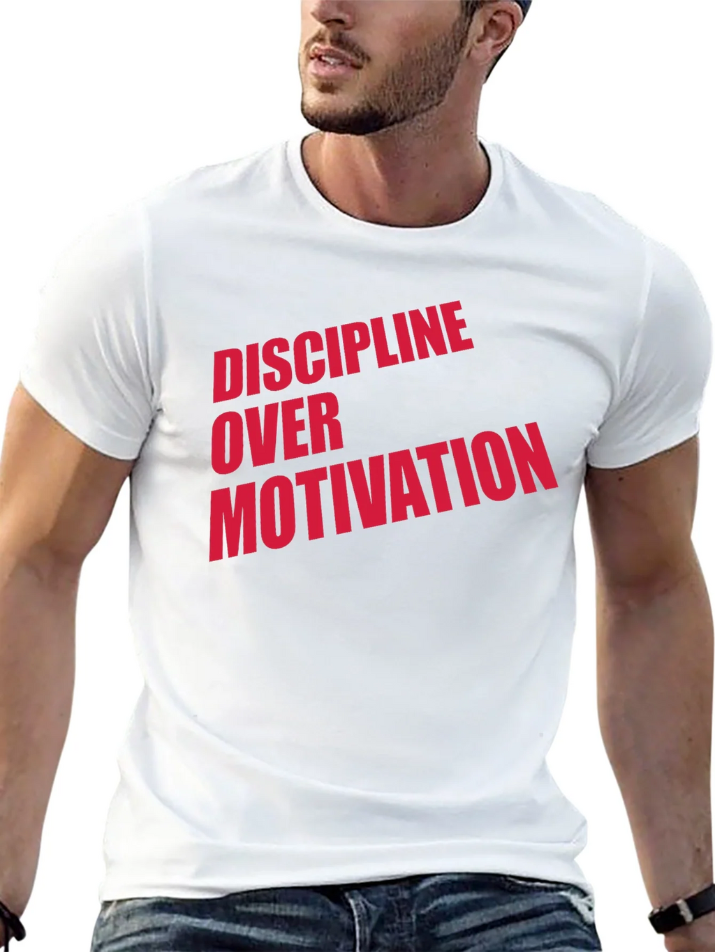 Discipline Over Motivation Graphic T-Shirt product image 12