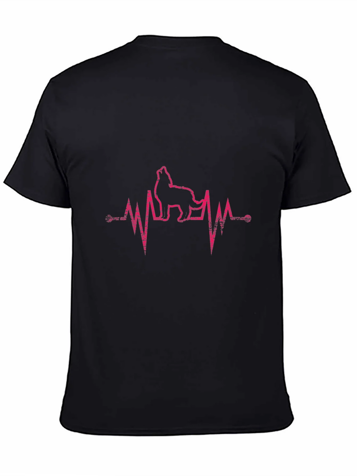Wolf Heartbeat Graphic T-Shirt product image 4