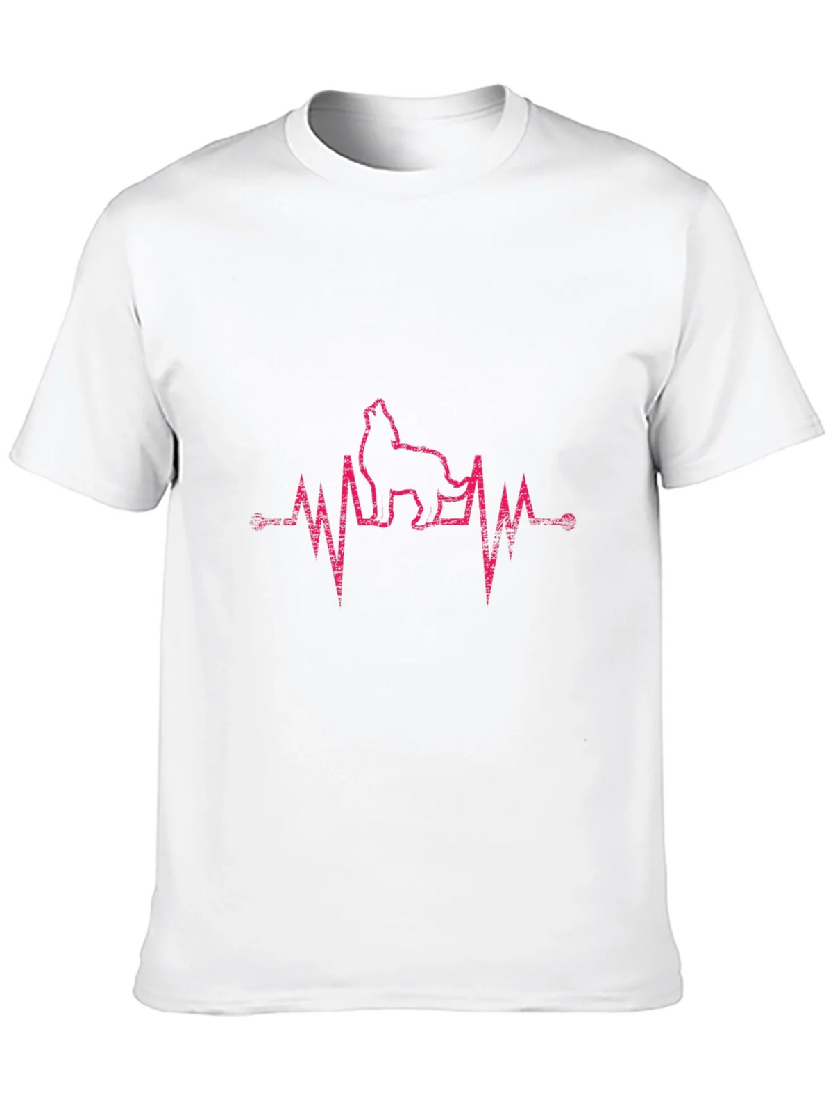 Wolf Heartbeat Graphic T-Shirt product image 9