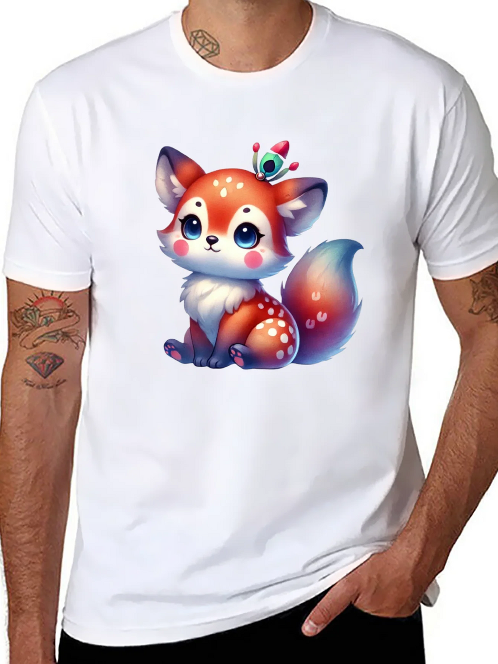 Cute Fox Graphic Tee - Whimsical Design product image 7