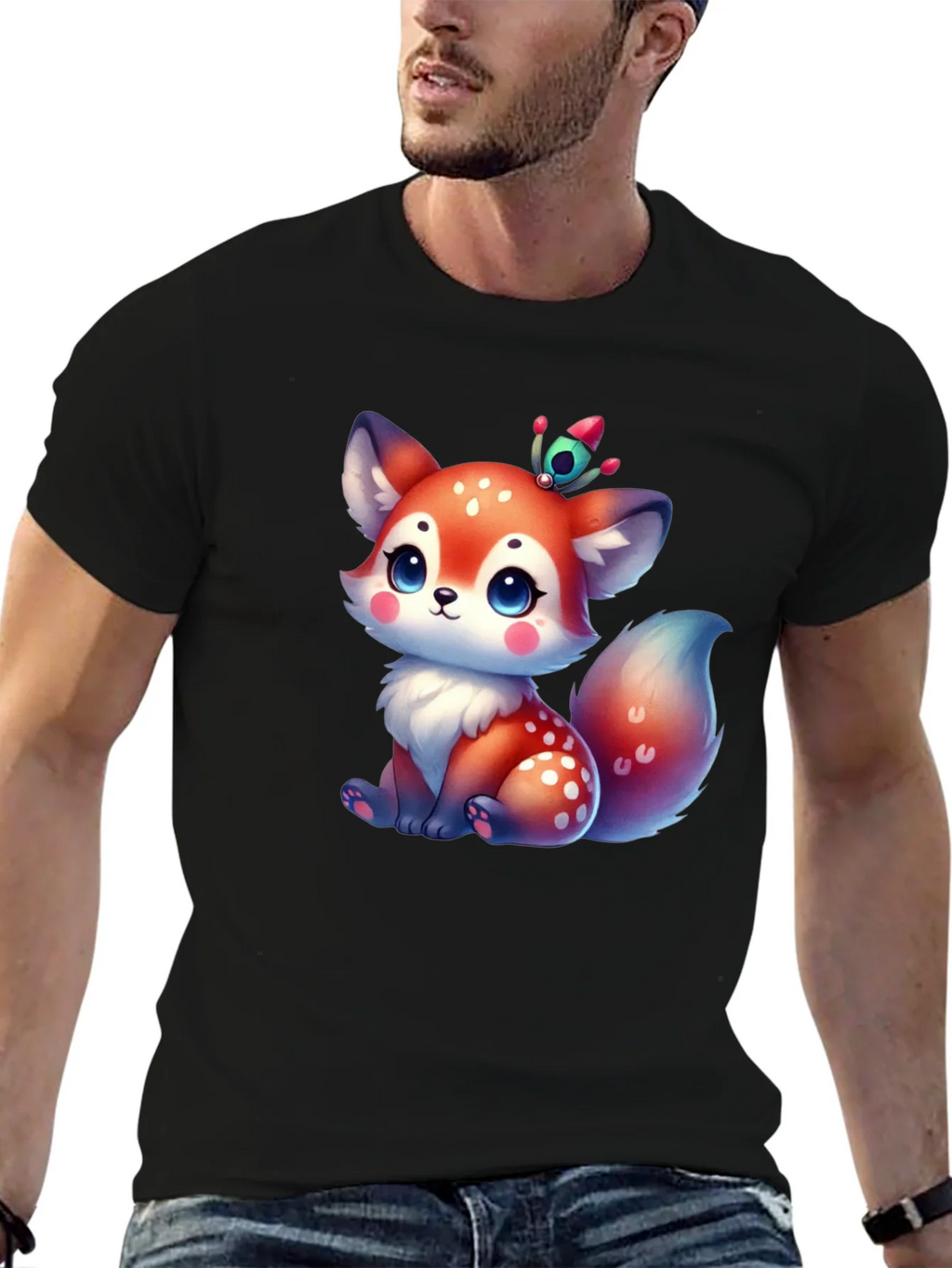 Cute Fox Graphic Tee - Whimsical Design product image 6