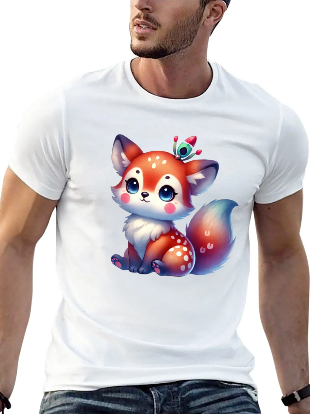 Cute Fox Graphic Tee - Whimsical Design product image 12