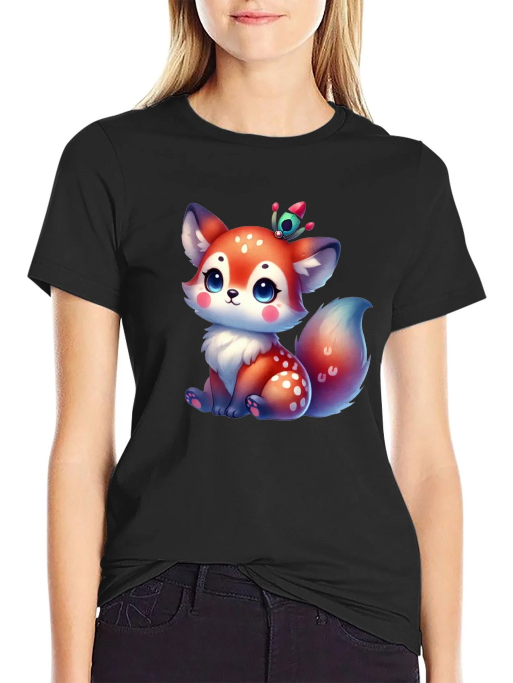 Cute Fox Graphic Tee - Whimsical Design product image 2