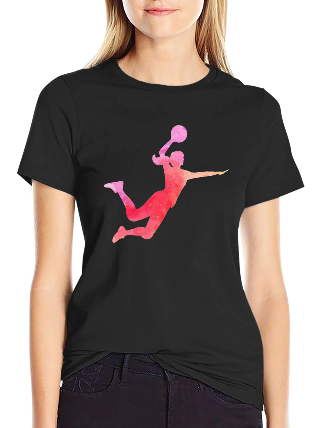 Volleyball Player Graphic T-Shirt product image 2
