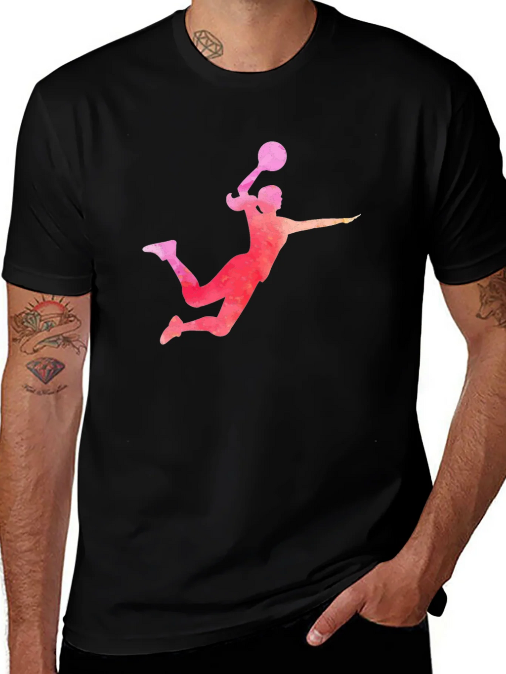 Volleyball Player Graphic T-Shirt product image 1