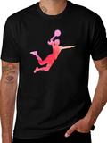 Volleyball Player Graphic T-Shirt product image 1