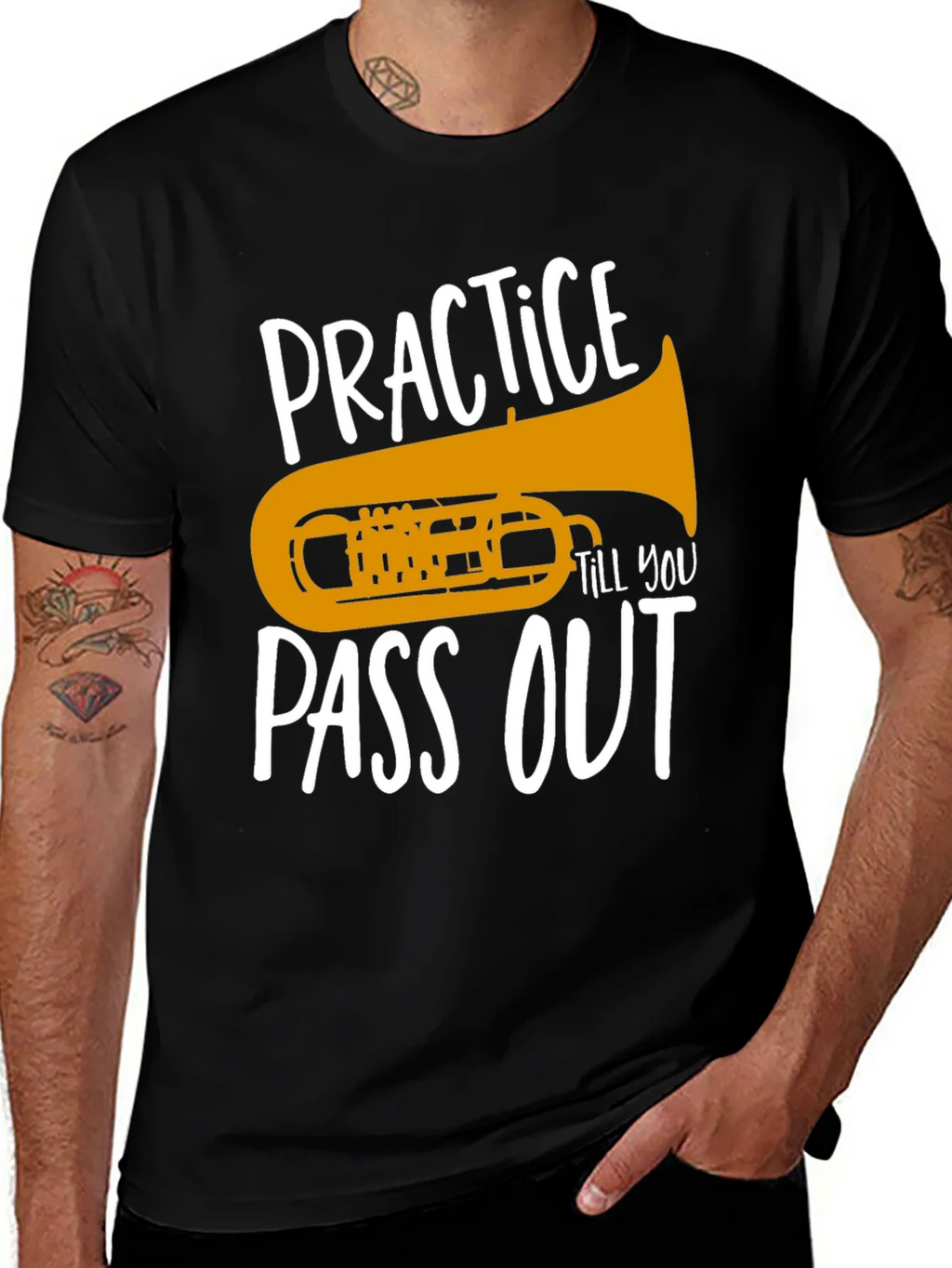 Practice Till You Pass Out Tuba T-Shirt product image 1