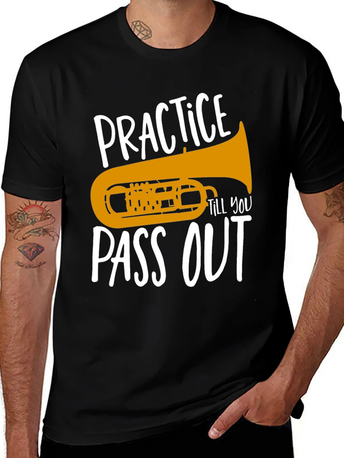 Practice Till You Pass Out Tuba T-Shirt product image 1