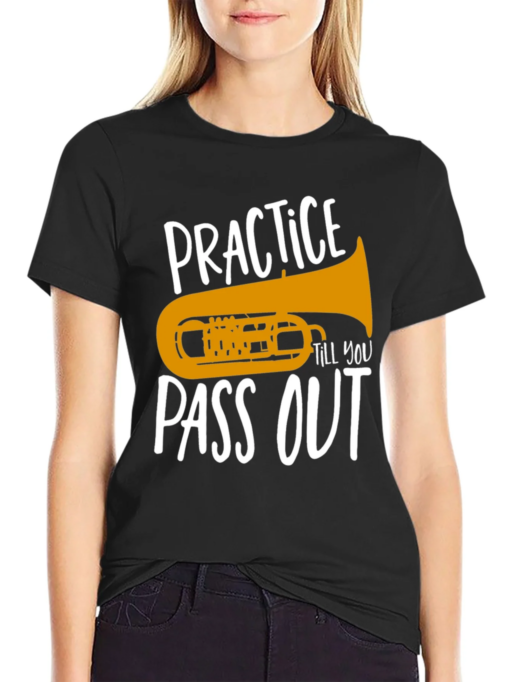Practice Till You Pass Out Tuba T-Shirt product image 2