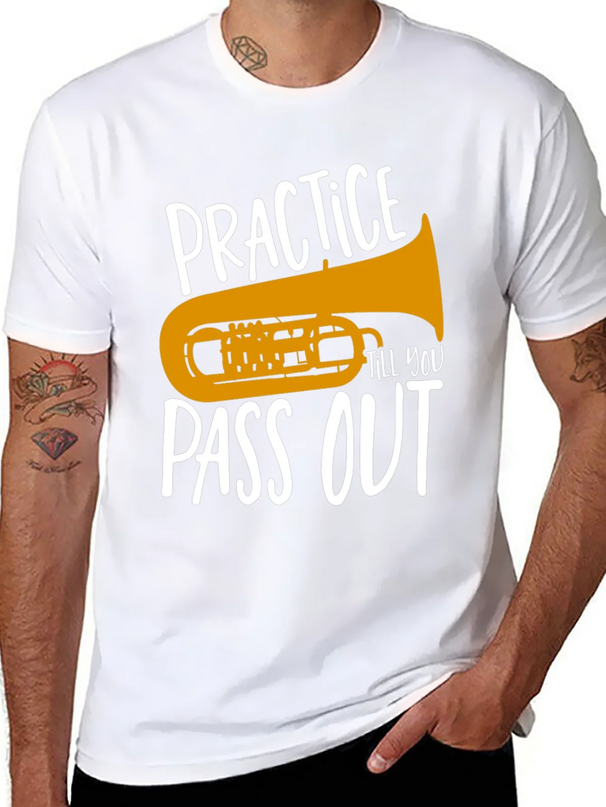 Practice Till You Pass Out Tuba T-Shirt product image 7