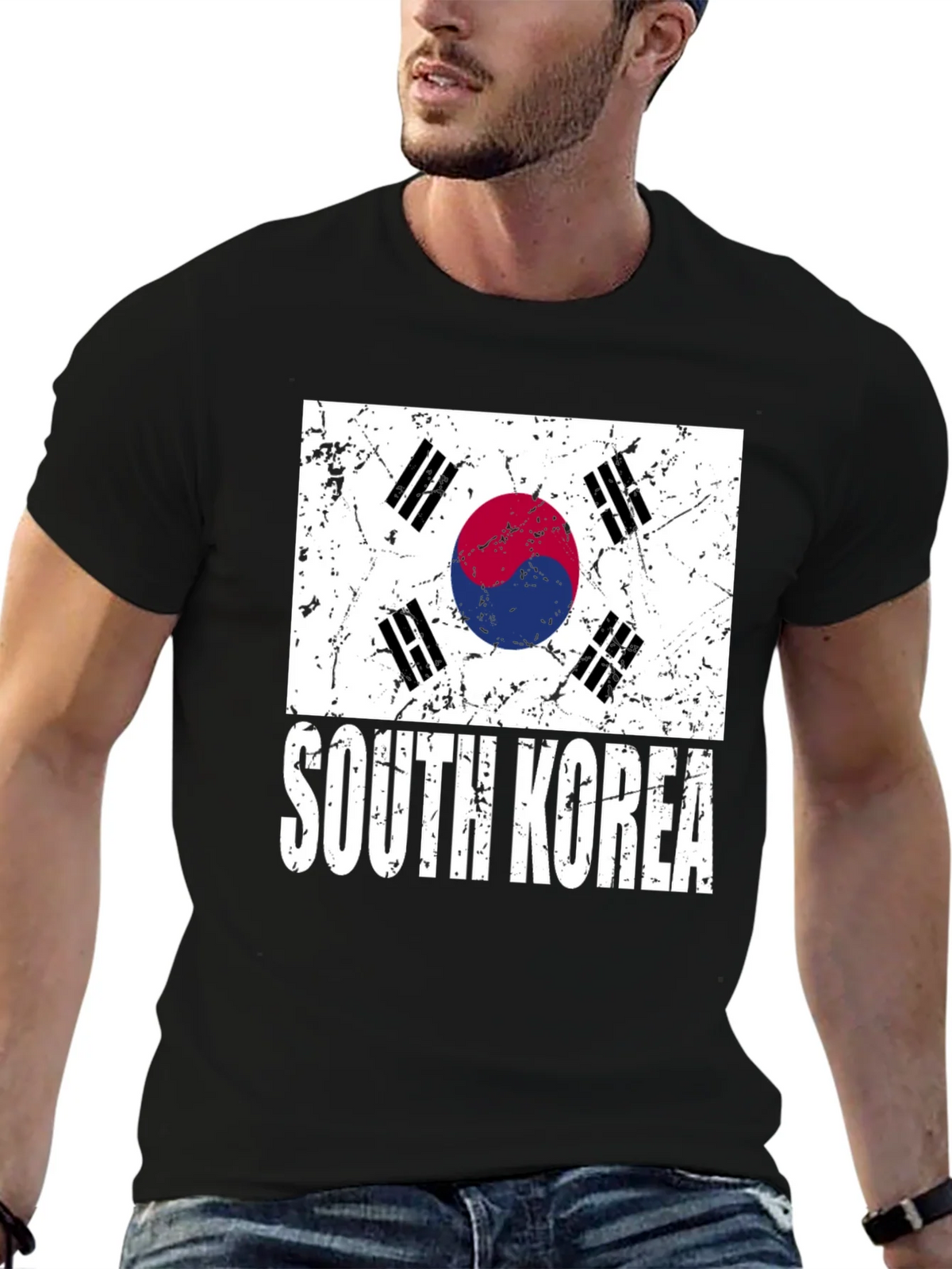 South Korea Flag Graphic T-Shirt product image 6