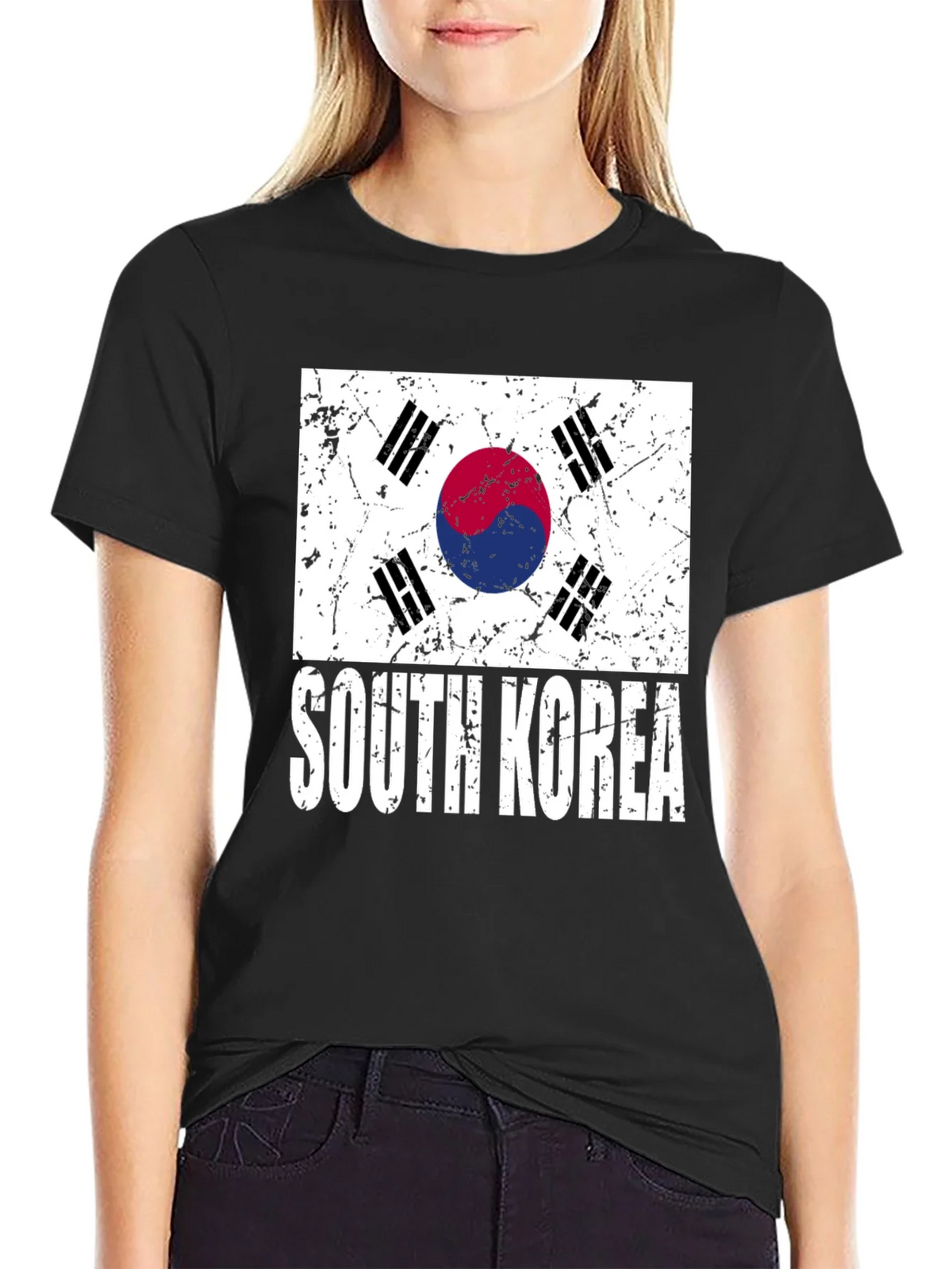 South Korea Flag Graphic T-Shirt product image 2