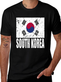 South Korea Flag Graphic T-Shirt product image 1
