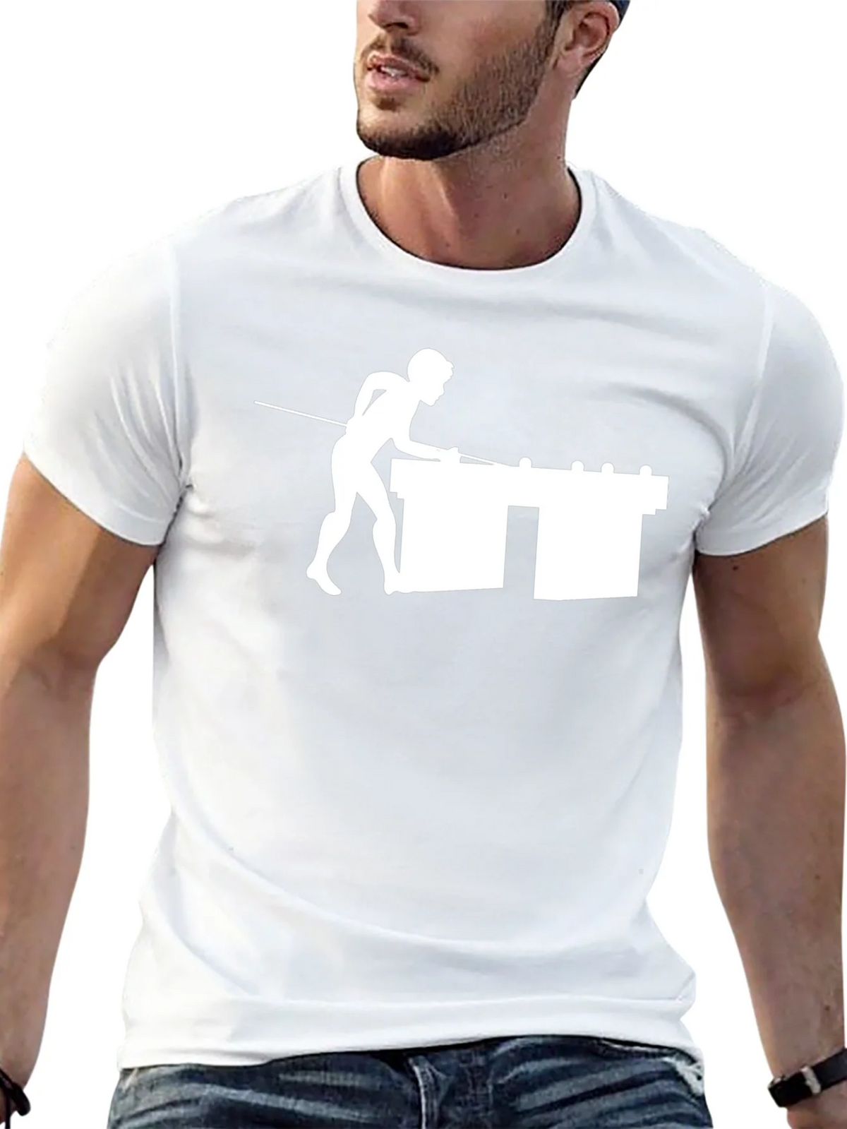 Pool Player Graphic T-Shirt - Classic Black Tee product image 12