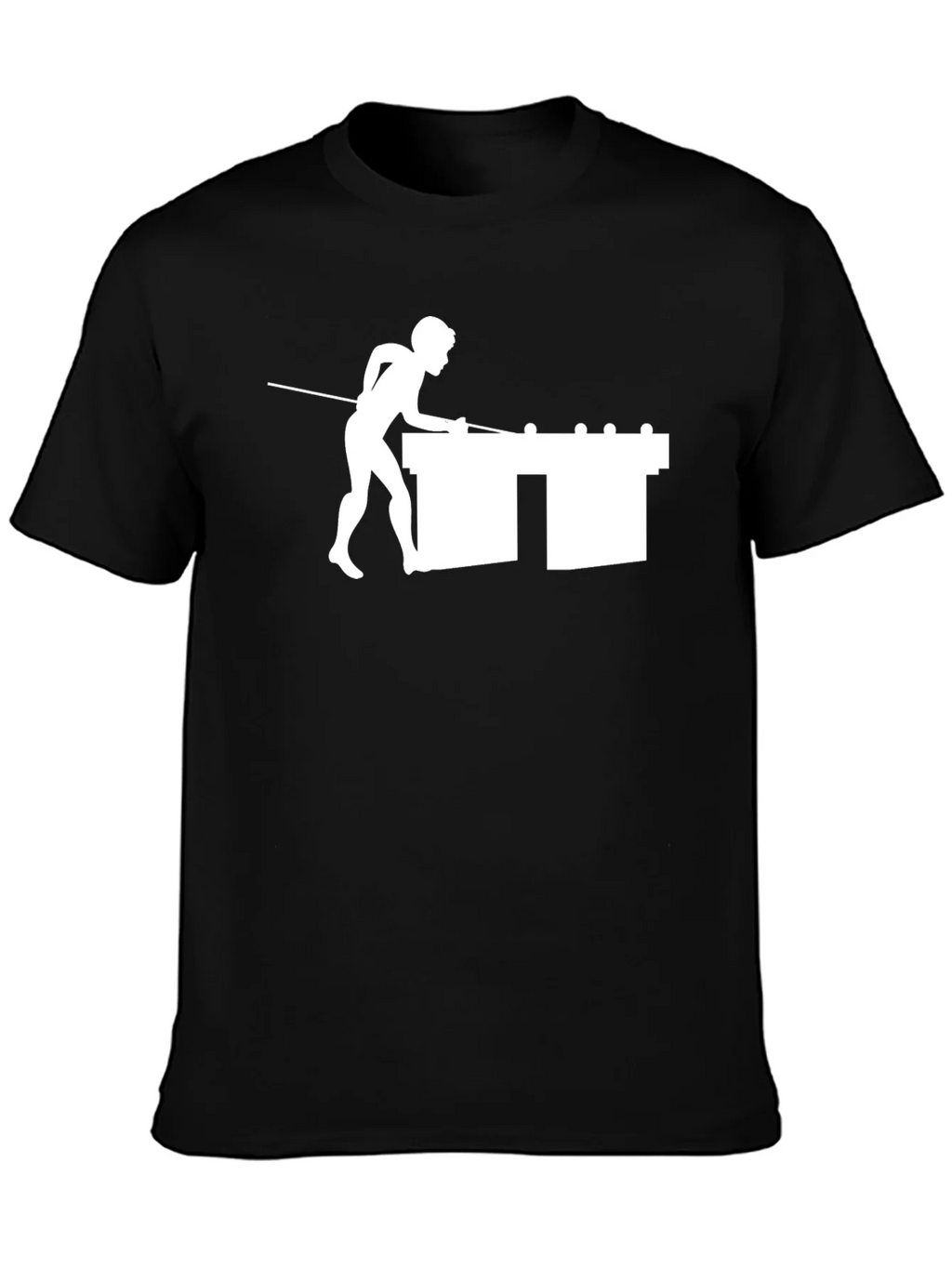 Pool Player Graphic T-Shirt - Classic Black Tee product image 3