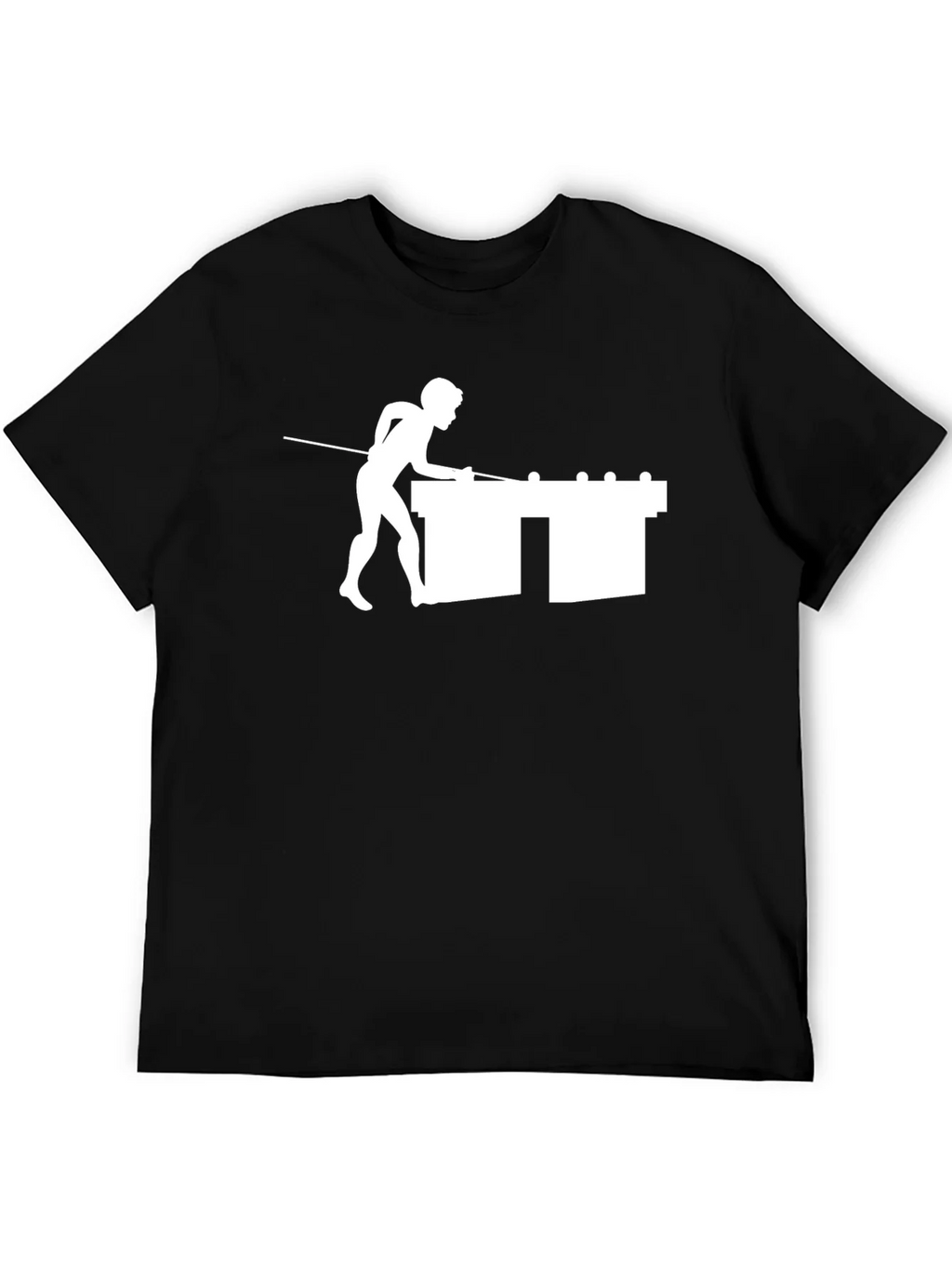 Pool Player Graphic T-Shirt - Classic Black Tee product image 5