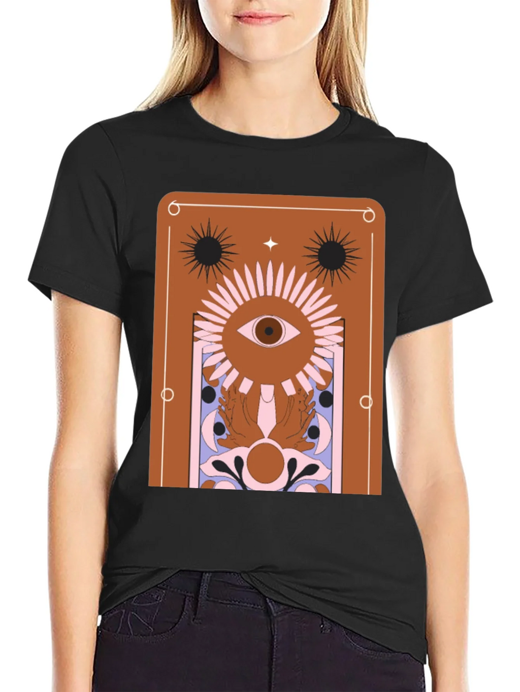 Mystic Eye Tarot Card Graphic Tee product image 2