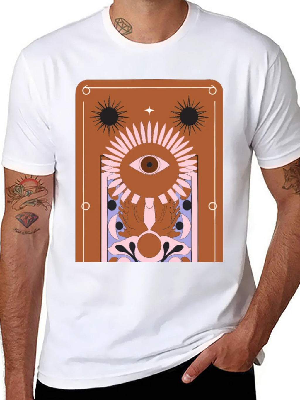 Mystic Eye Tarot Card Graphic Tee product image 4