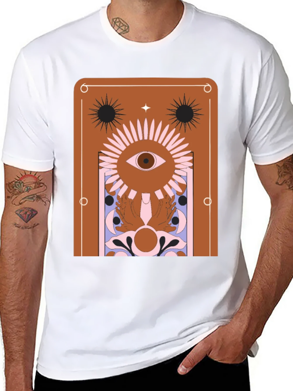 Mystic Eye Tarot Card Graphic Tee product image 4