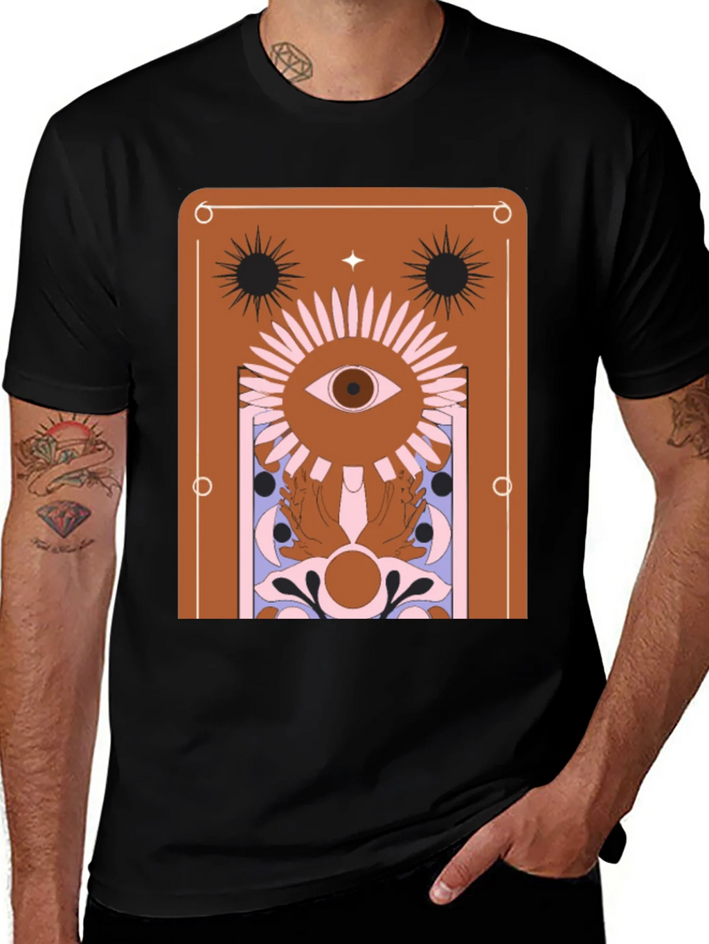 Mystic Eye Tarot Card Graphic Tee product image 1