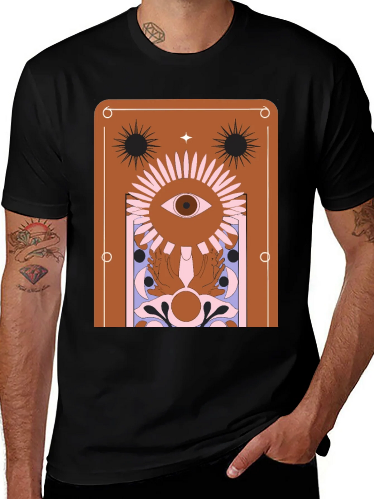 Mystic Eye Tarot Card Graphic Tee product image 1