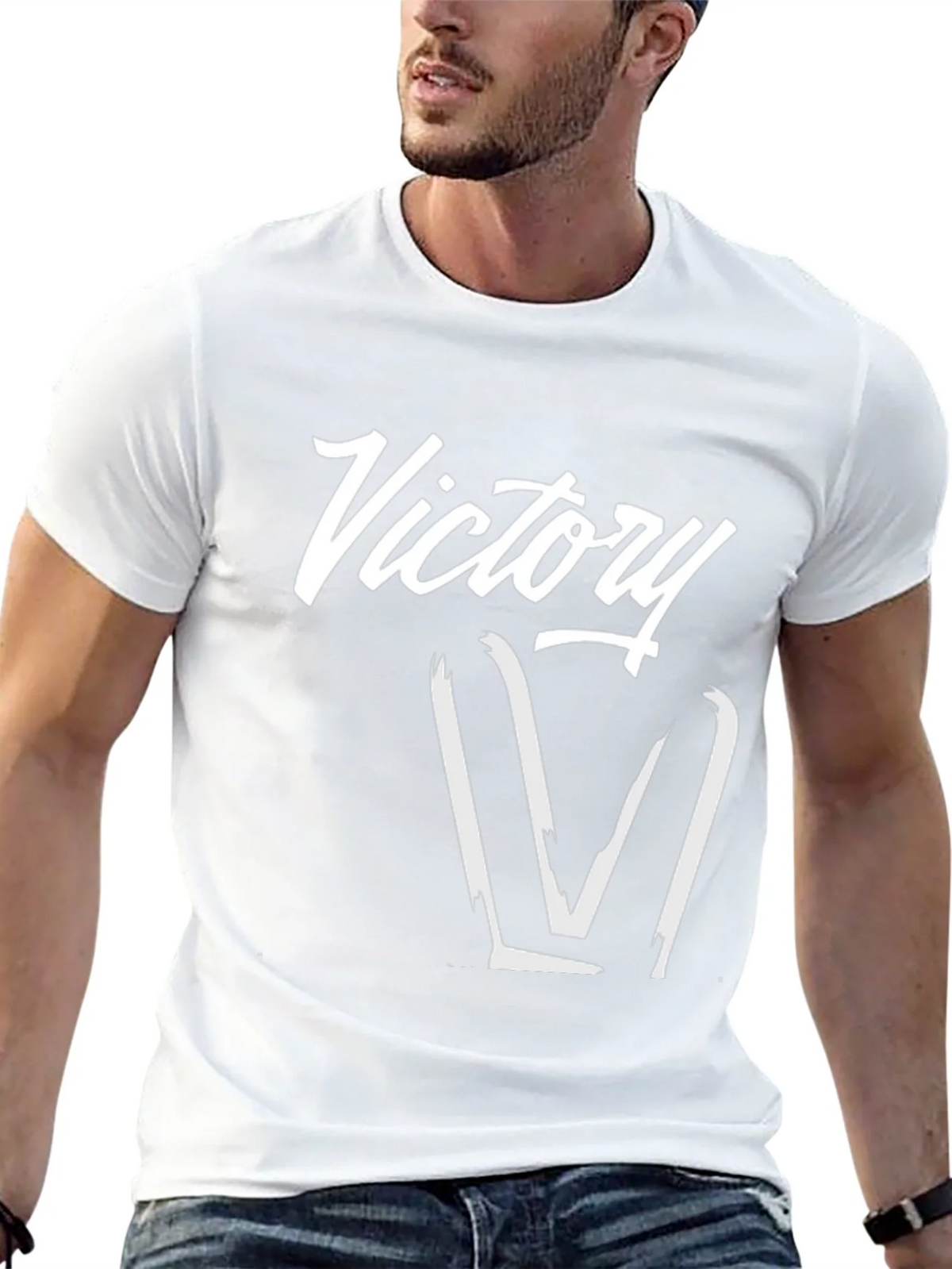 Victory Graphic Tee - Stylish Black T-Shirt product image 12