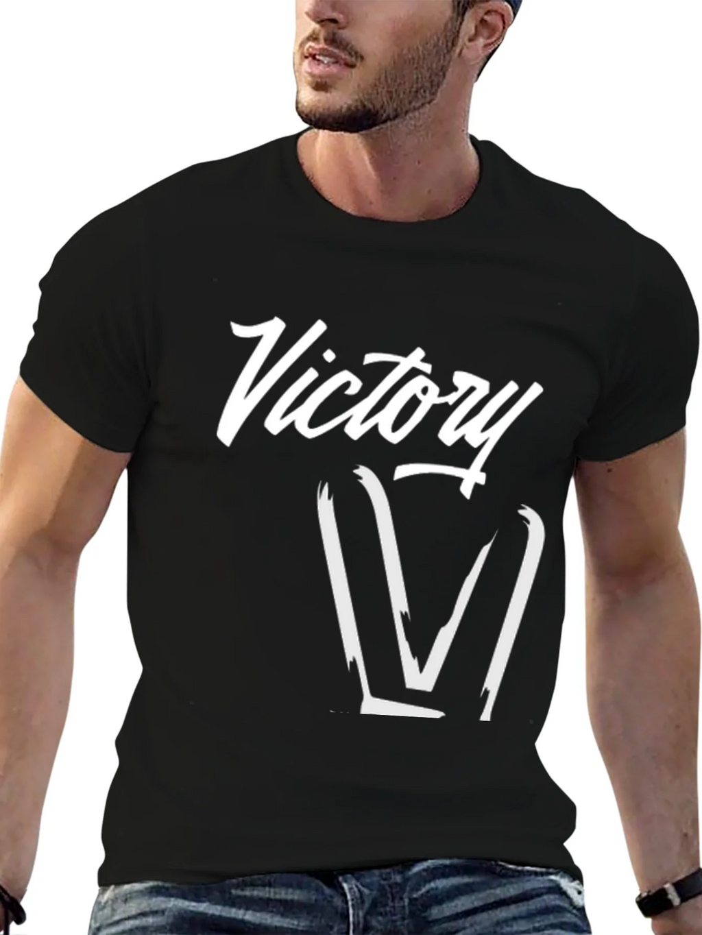 Victory Graphic Tee - Stylish Black T-Shirt product image 6