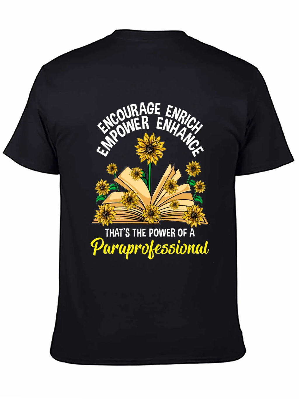 Paraprofessional Sunflower T-Shirt product image 4