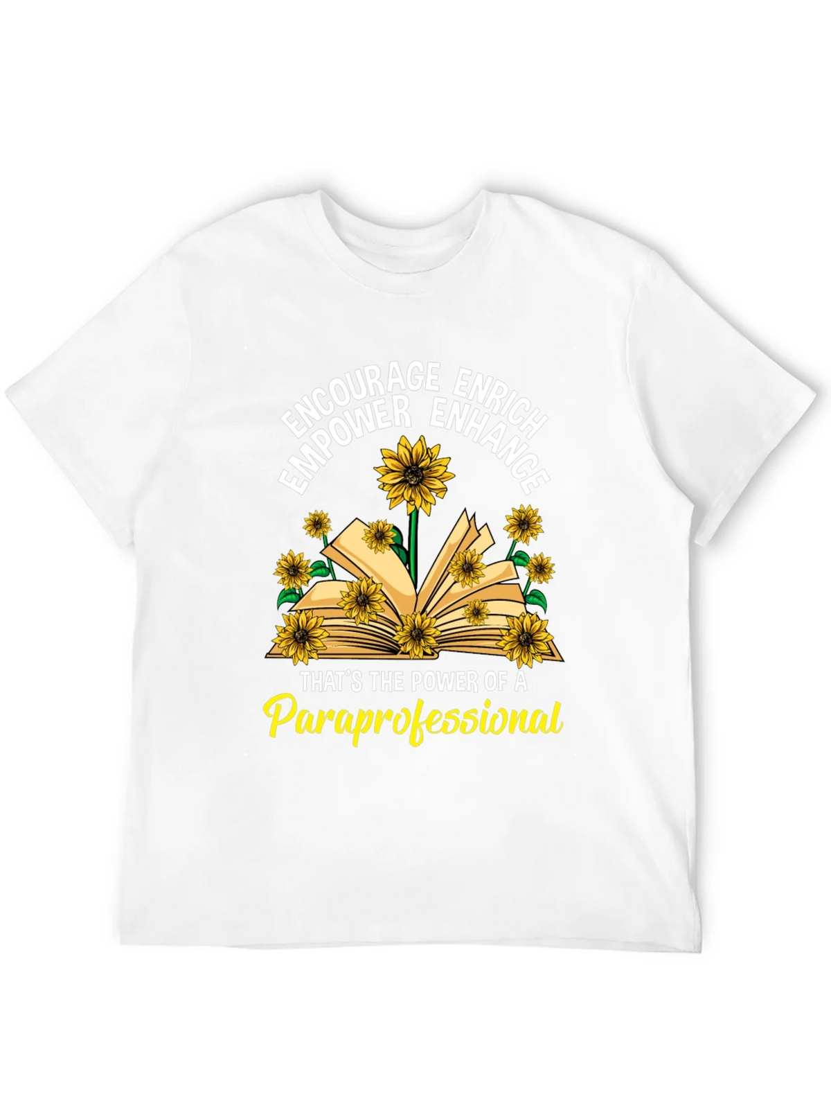 Paraprofessional Sunflower T-Shirt product image 11