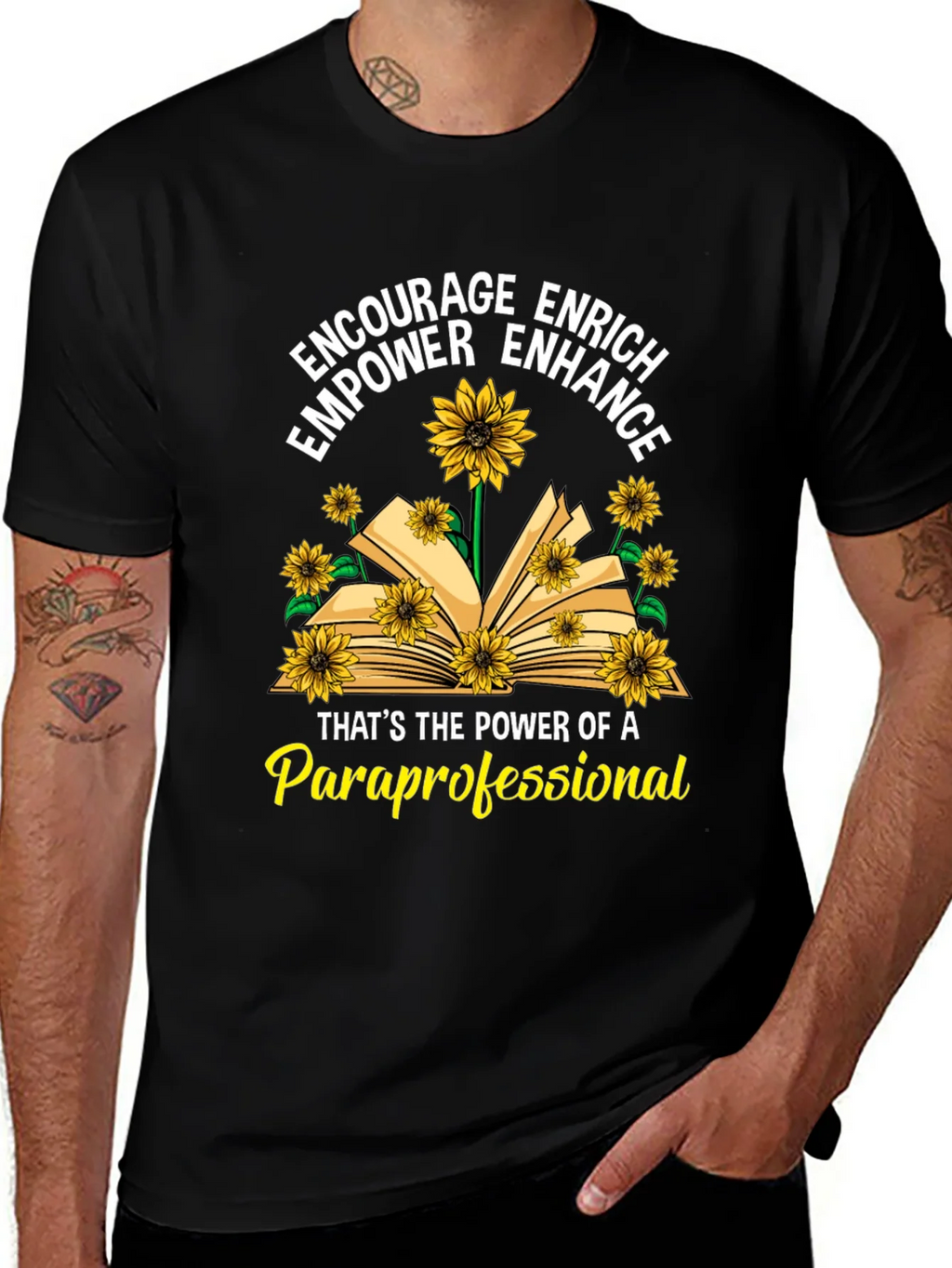 Paraprofessional Sunflower T-Shirt product image 1