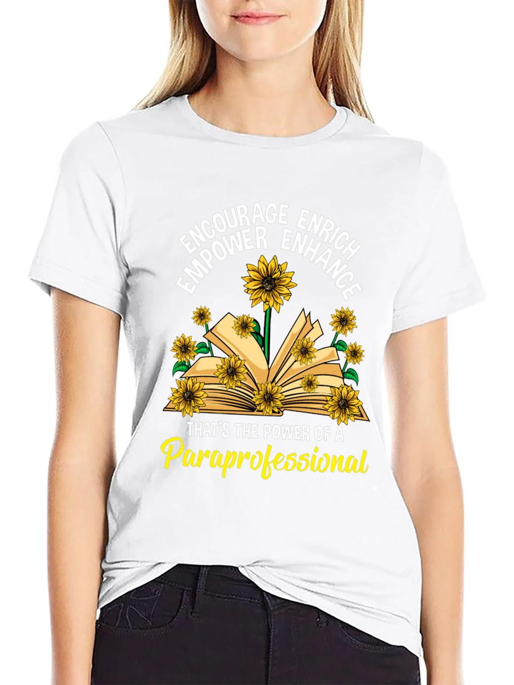 Paraprofessional Sunflower T-Shirt product image 8