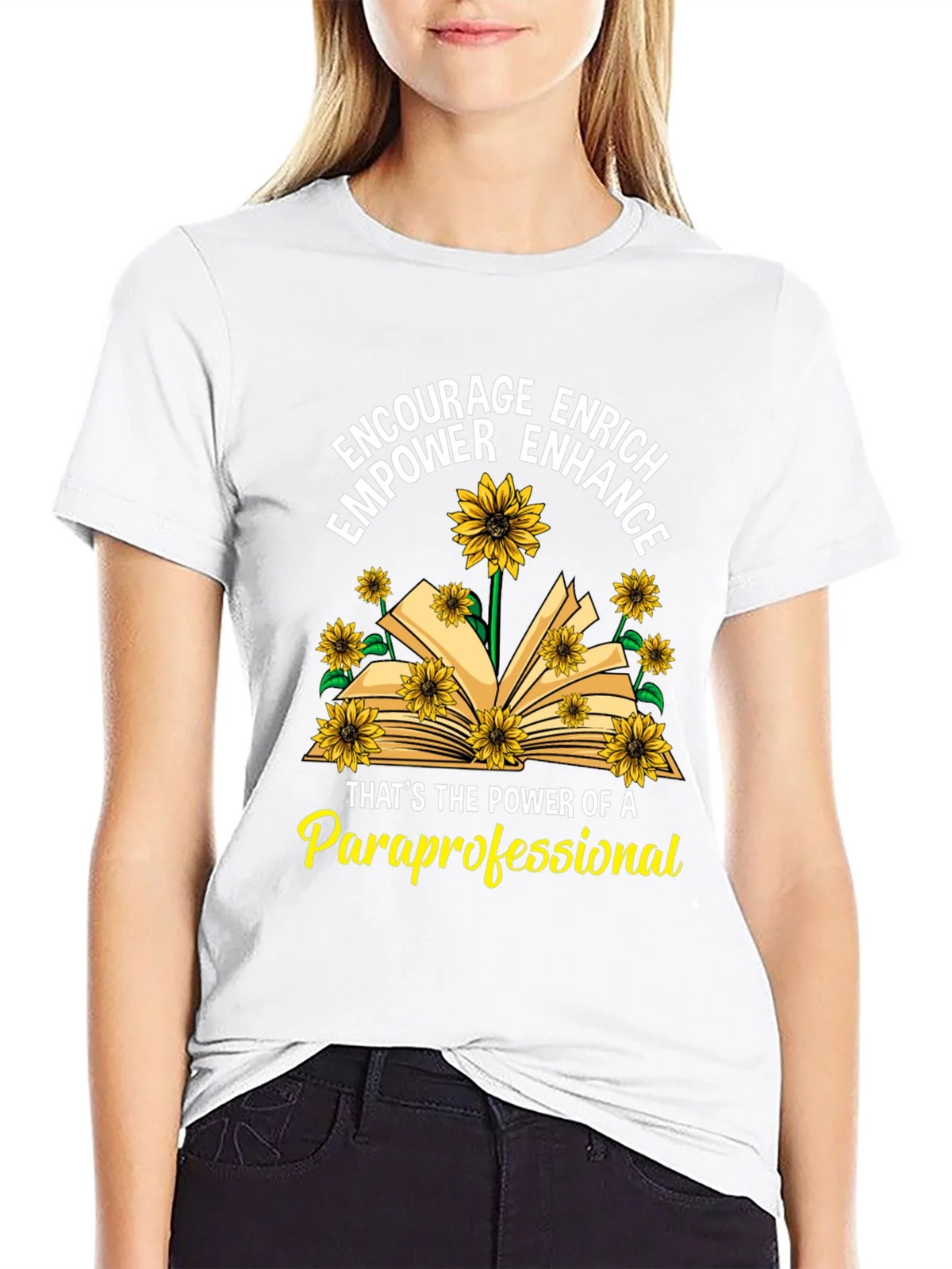 Paraprofessional Sunflower T-Shirt product image 8
