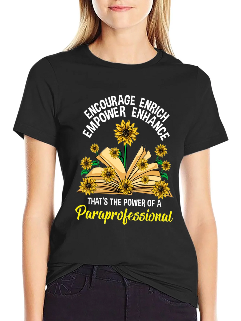 Paraprofessional Sunflower T-Shirt product image 2