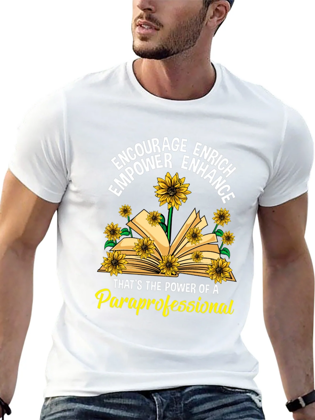 Paraprofessional Sunflower T-Shirt product image 12