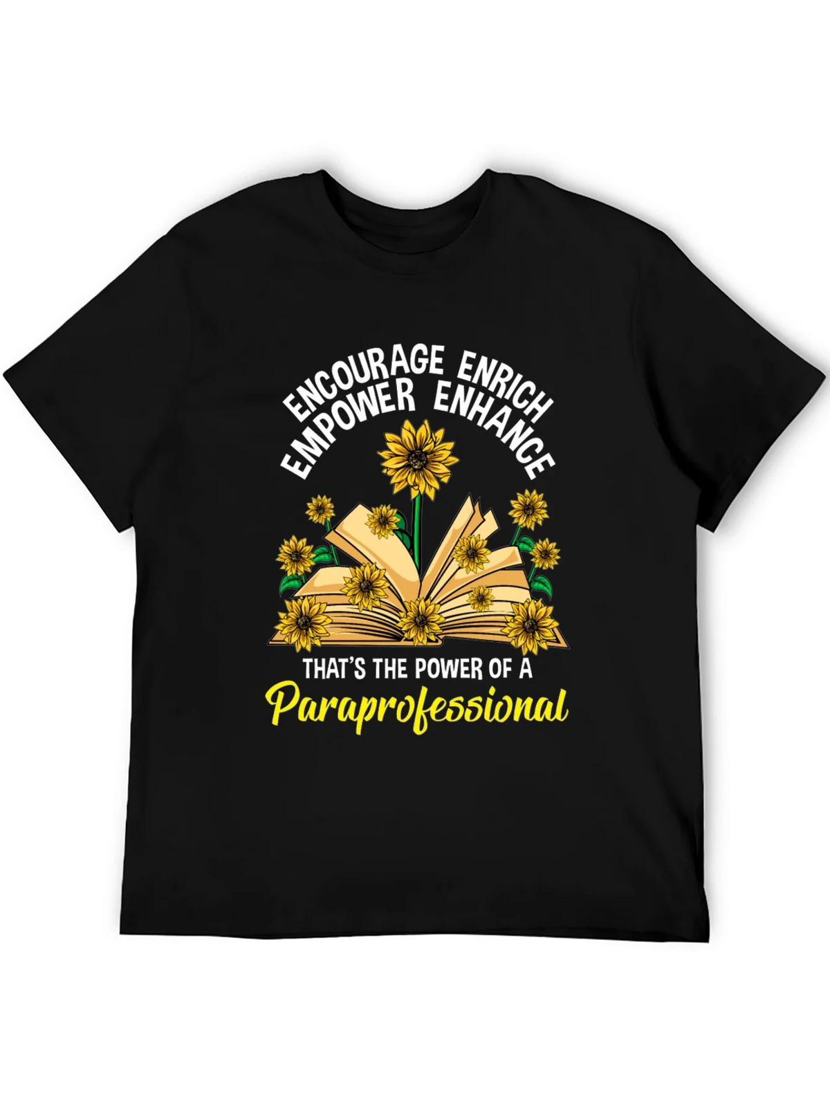 Paraprofessional Sunflower T-Shirt product image 5