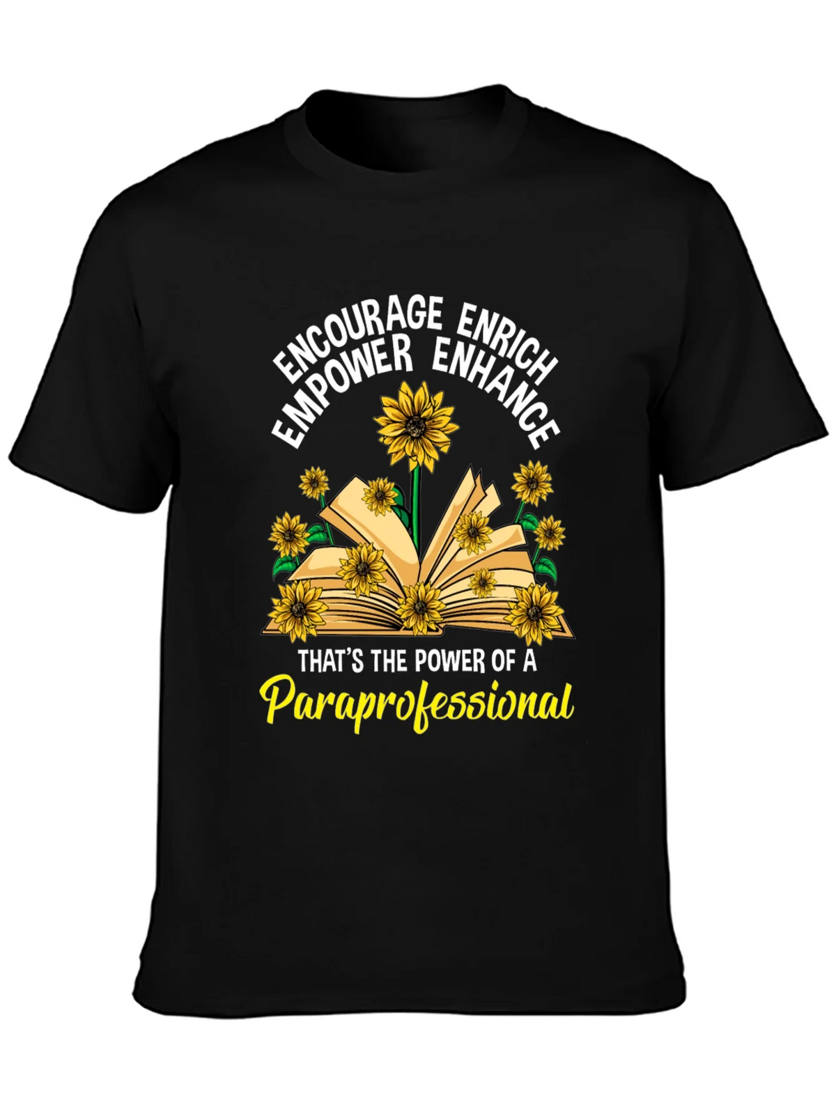 Paraprofessional Sunflower T-Shirt product image 3