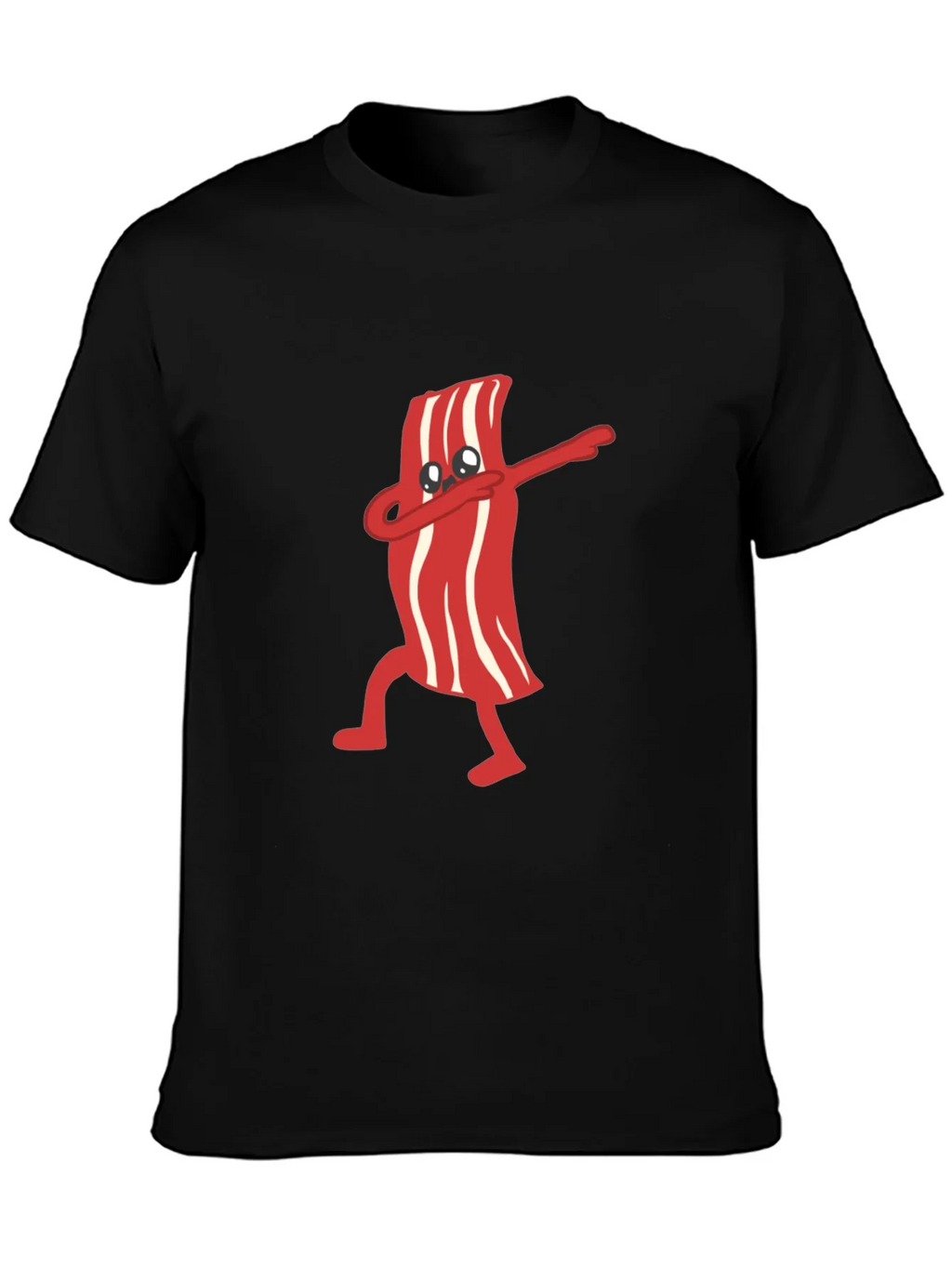 Dabbing Bacon Graphic Tee - Black T-Shirt product image 3