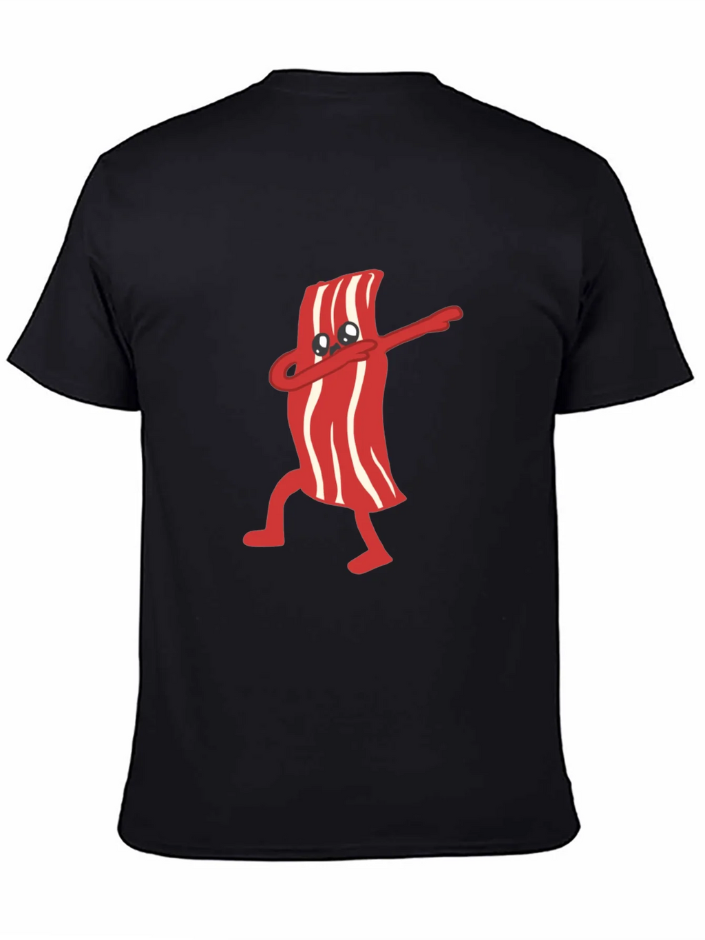 Dabbing Bacon Graphic Tee - Black T-Shirt product image 4