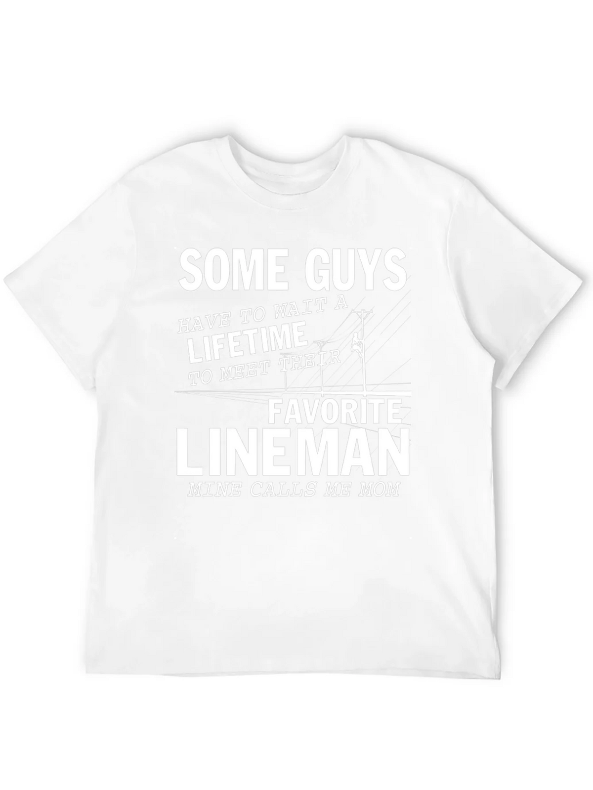 Lineman Mom T-Shirt - Gift for Linemans Mother product image 11