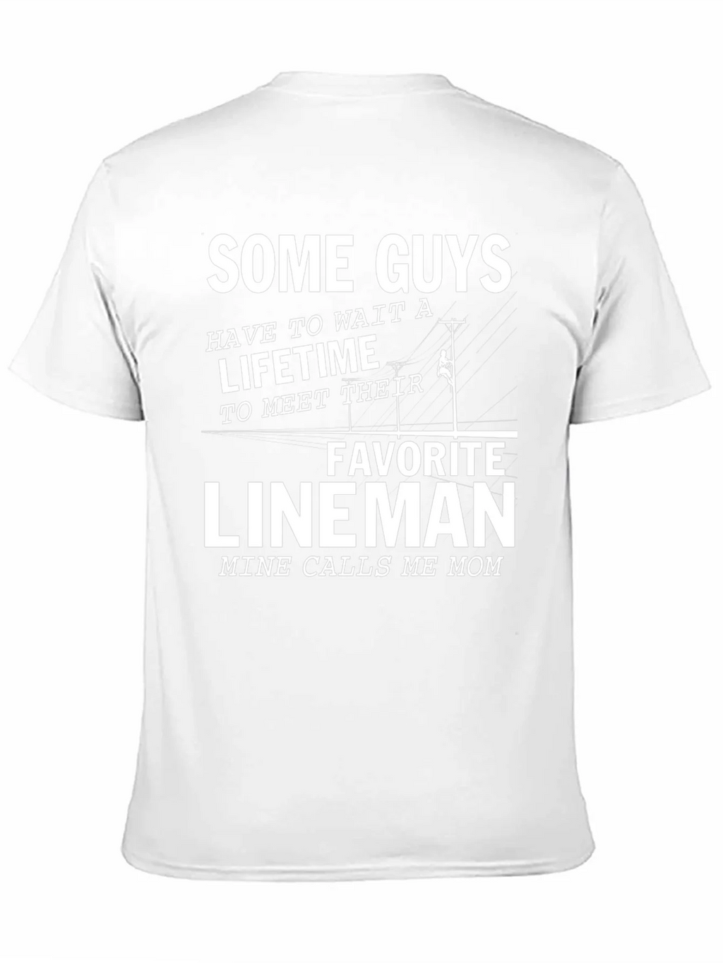 Lineman Mom T-Shirt - Gift for Linemans Mother product image 10