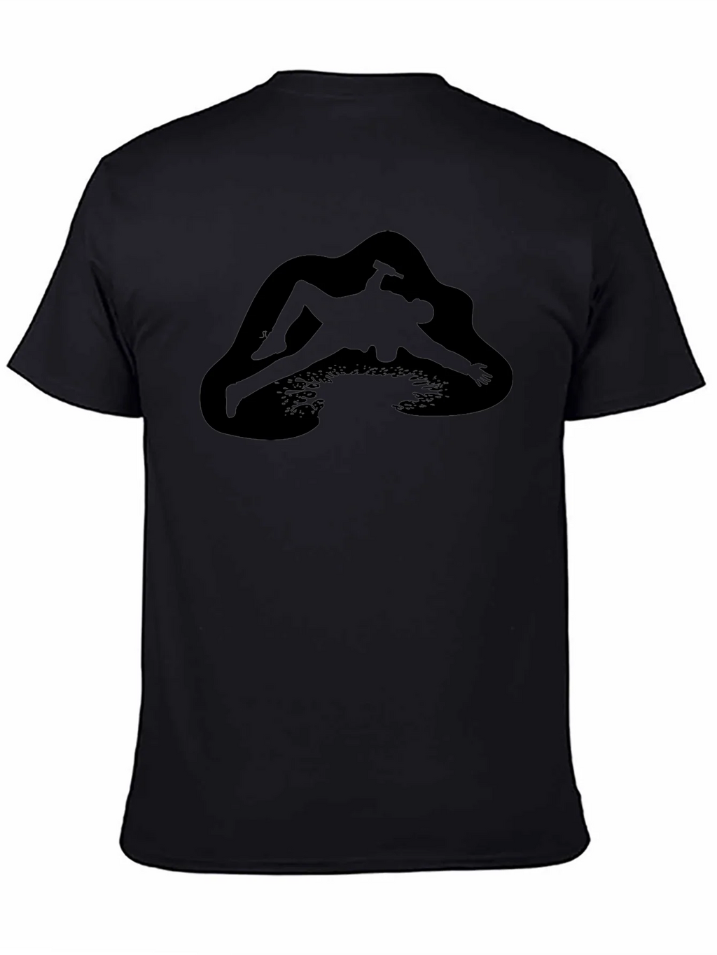 Black T-Shirt with Unique Graphic Design product image 4